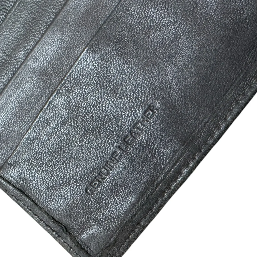 Vintage Neil Martin Gray Soft Leather Bifold Men’s Wallet Korea RARE